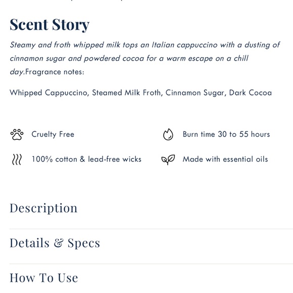 Homeworx Christmas Cappuccino Scented Candle - Picture 10 of 16